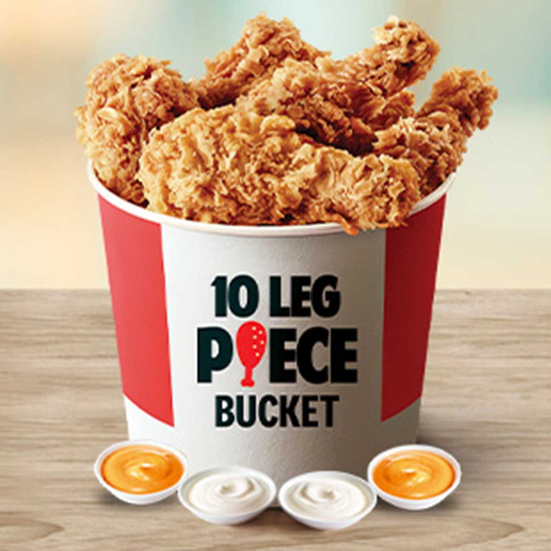 10 Pc Leg Bucket