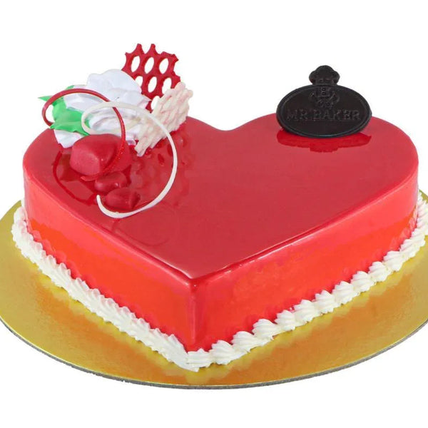Red Heart Shape Cake | Send Gift to Bangladesh