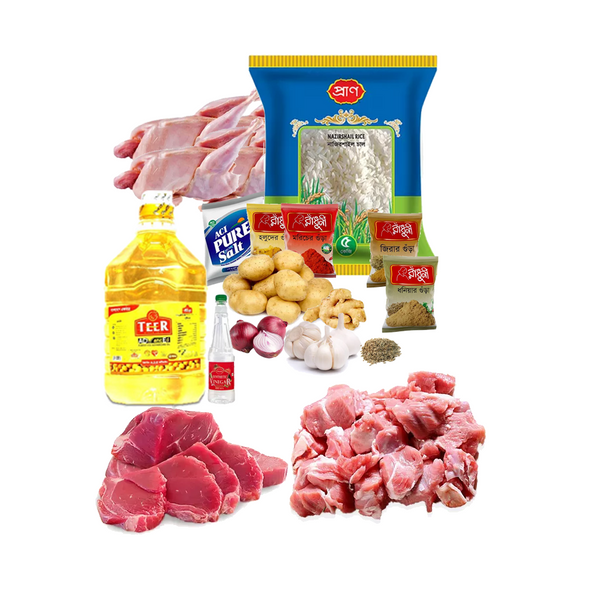 Grocery Package Online with Meat and Spices | Grocery Home Delivery Bangladesh