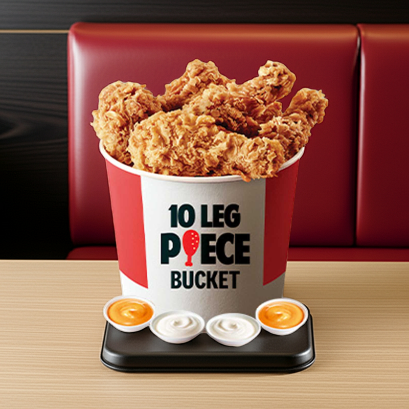 10 Pc Leg Bucket