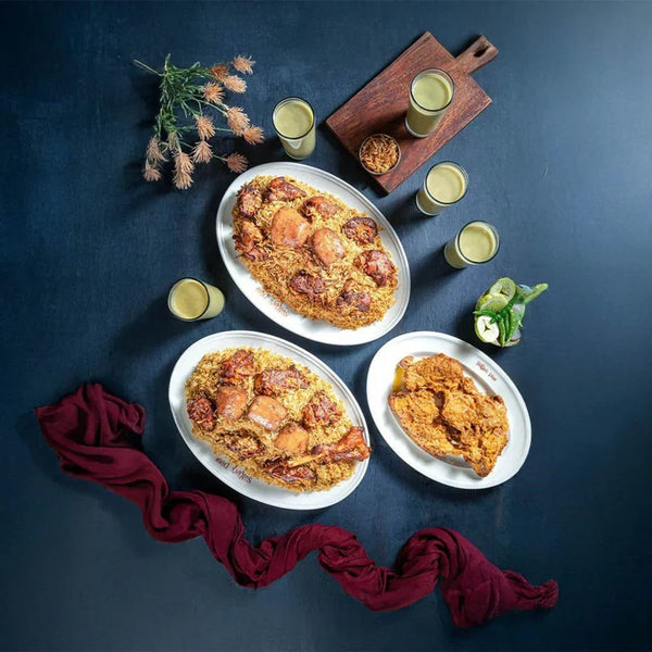Basmati Kacchi with Chicken Roast & Borhani - 1:5